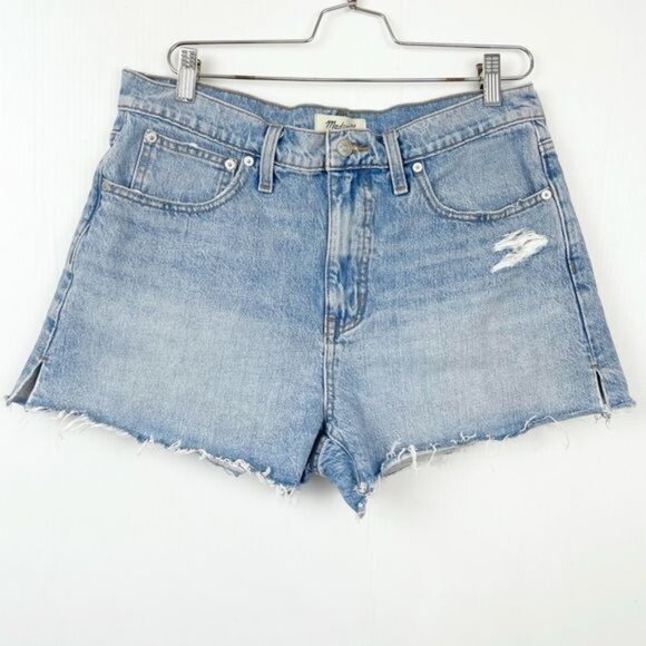 Madewell Relaxed Denim Shorts in Madera Wash: Side-Slit Edition DM5531 size 29 - Picture 1 of 12